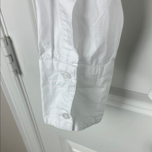 Topshop White Twist Front Cut Out Bodysuit - Picture 10 of 11